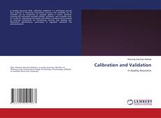 Bookcover of Calibration and Validation