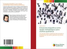 Entrevista biográfica como opção metodológica para análise qualitativa的封面
