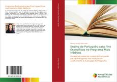 Capa do livro de Ensino de Português para Fins Específicos no Programa Mais Médicos 
