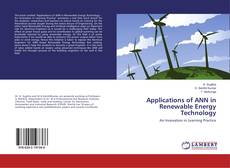 Bookcover of Applications of ANN in Renewable Energy Technology