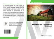 Buchcover von Erhalten und Beleben von Kulturgut