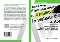 Copertina di Datengetriebene Optimierung des User Centered Design Prozesses