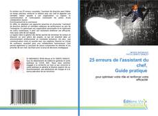 Bookcover of 25 erreurs de l'assistant du chef, Guide pratique
