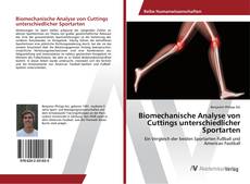 Copertina di Biomechanische Analyse von Cuttings unterschiedlicher Sportarten