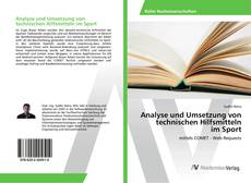 Copertina di Analyse und Umsetzung von technischen Hilfsmitteln im Sport