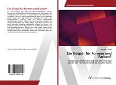 Capa do livro de Ein Gespür für Formen und Farben? 