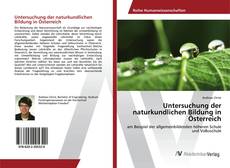 Copertina di Untersuchung der naturkundlichen Bildung in Österreich