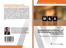 Copertina di Kapitalmarktreaktionen auf die Ankündigung von M&A-Transaktionen