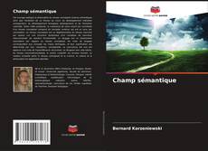 Buchcover von Champ sémantique