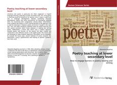 Copertina di Poetry teaching at lower secondary level