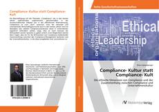 Copertina di Compliance- Kultur statt Compliance- Kult