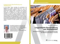 Copertina di Linguistische Beschreibung von Werbetexten