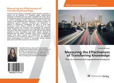 Copertina di Measuring the Effectiveness of Transferring Knowledge