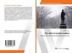 Copertina di Ein Jahr in Lenins Leben