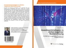 Copertina di Investmentstrategien in Zeiten negativer Realverzinsung