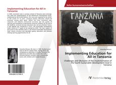 Copertina di Implementing Education for All in Tanzania