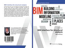 Copertina di BIM interface for structural analysis