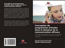 Capa do livro de Conception de programmes d'études dans le domaine de la communication efficace 