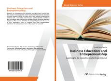 Copertina di Business Education and Entrepreneurship