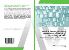 Copertina di BIM for the sustainability assessment of buildings according to SNBS