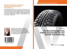 Copertina di Die Auswirkungen des Trends Connected Car auf die Kfz Versicherung