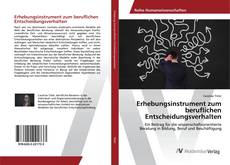 Copertina di Erhebungsinstrument zum beruflichen Entscheidungsverhalten