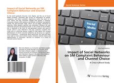 Copertina di Impact of Social Networks on SM Complaint Behaviour and Channel Choice