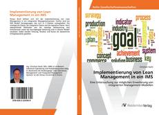 Copertina di Implementierung von Lean Management in ein IMS