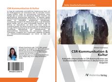 Copertina di CSR-Kommunikation & Kultur