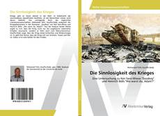 Portada del libro de Die Sinnlosigkeit des Krieges