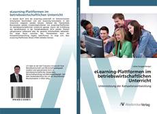 Portada del libro de eLearning-Plattformen im betriebswirtschaftlichen Unterricht