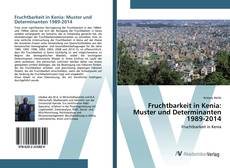 Portada del libro de Fruchtbarkeit in Kenia: Muster und Determinanten 1989-2014