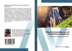 Copertina di Wiederverwendung von häuslichem Abwasser