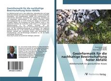 Portada del libro de Geoinformatik für die nachhaltige Bewirtschaftung fester Abfälle