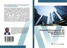 Copertina di Herausforderungen für die Integration in die Weltwirtschaft