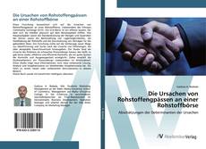 Copertina di Die Ursachen von Rohstoffengpässen an einer Rohstoffbörse