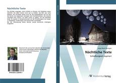 Portada del libro de Nächtliche Texte