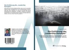 Bookcover of Die Einführung des „Leadership Konzepts“