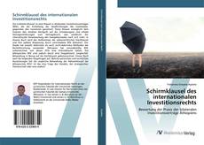 Bookcover of Schirmklausel des internationalen Investitionsrechts