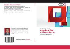 Portada del libro de Álgebra Pre universitaria
