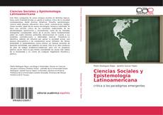 Ciencias Sociales y Epistemología Latinoamericana kitap kapağı