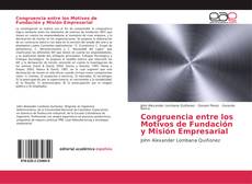 Buchcover von Congruencia entre los Motivos de Fundación y Misión Empresarial