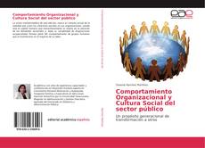 Portada del libro de Comportamiento Organizacional y Cultura Social del sector público