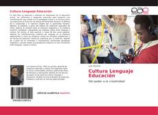 Portada del libro de Cultura Lenguaje Educación