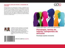 Buchcover von Psicología, temas de interés: compendio de artículos