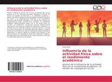 Capa do livro de Influencia de la actividad física sobre el rendimiento académico 