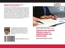 Sistema de Control Interno para la Subdirección de Innovación kitap kapağı