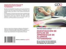 Обложка INVESTIGACIÓN DE ESTILOS DE APRENDIZAJE DE ALUMNOS TUTORANDOS