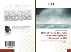 Capa do livro de Défis et enjeux de la lutte contre le changement climatique en RDC 