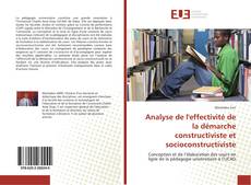 Copertina di Analyse de l'effectivité de la démarche constructiviste et socioconstructiviste